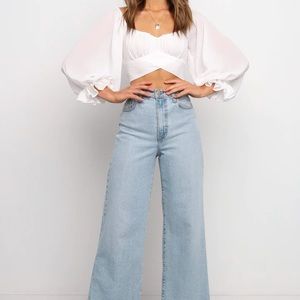 Petal & Pup white Demetri top